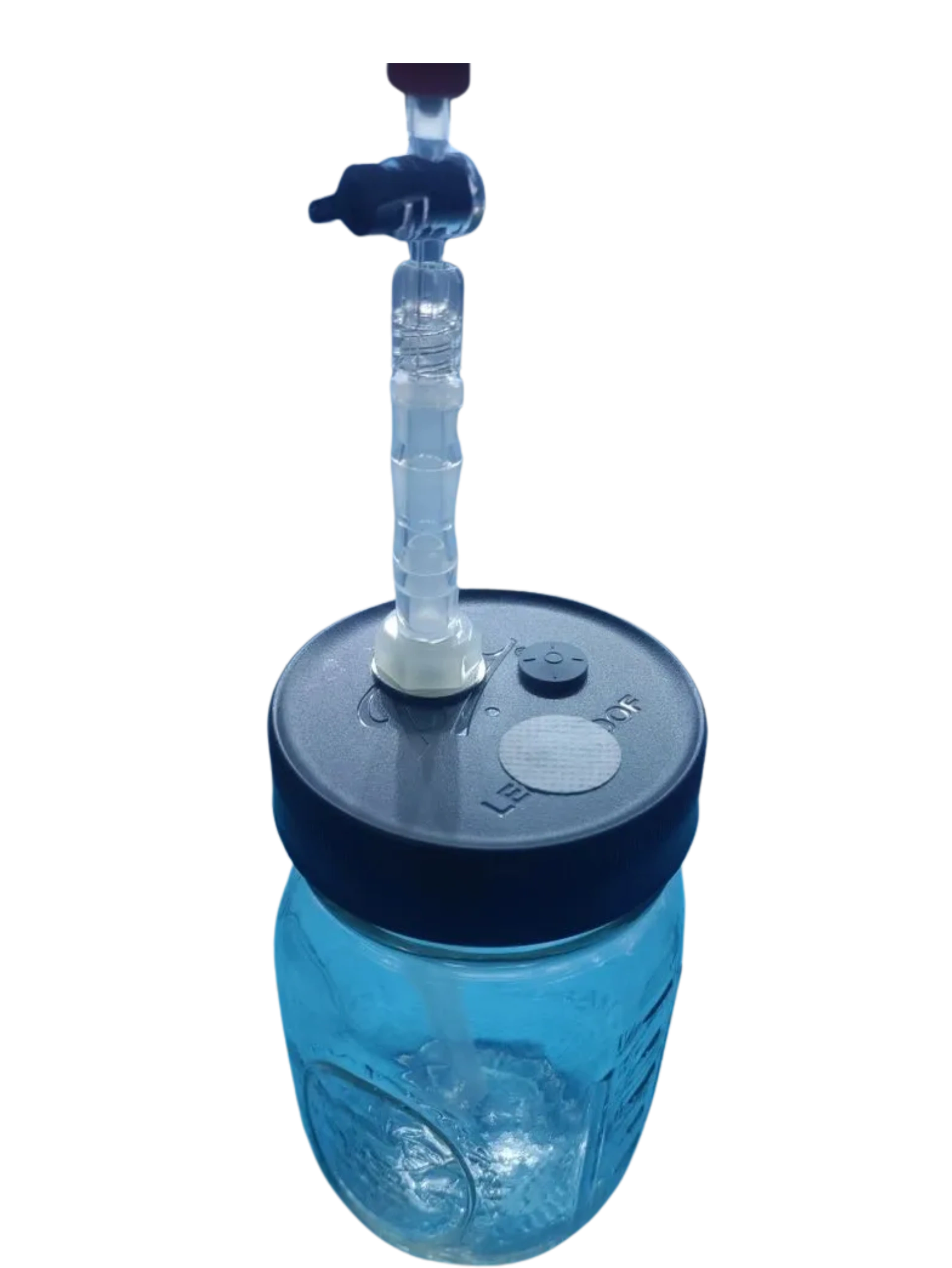 Modified Jar Lid W/Empty Pint Jar
