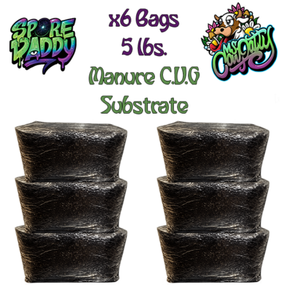 Manure Based Pasteurized Substrate | 6 Pack Bundle