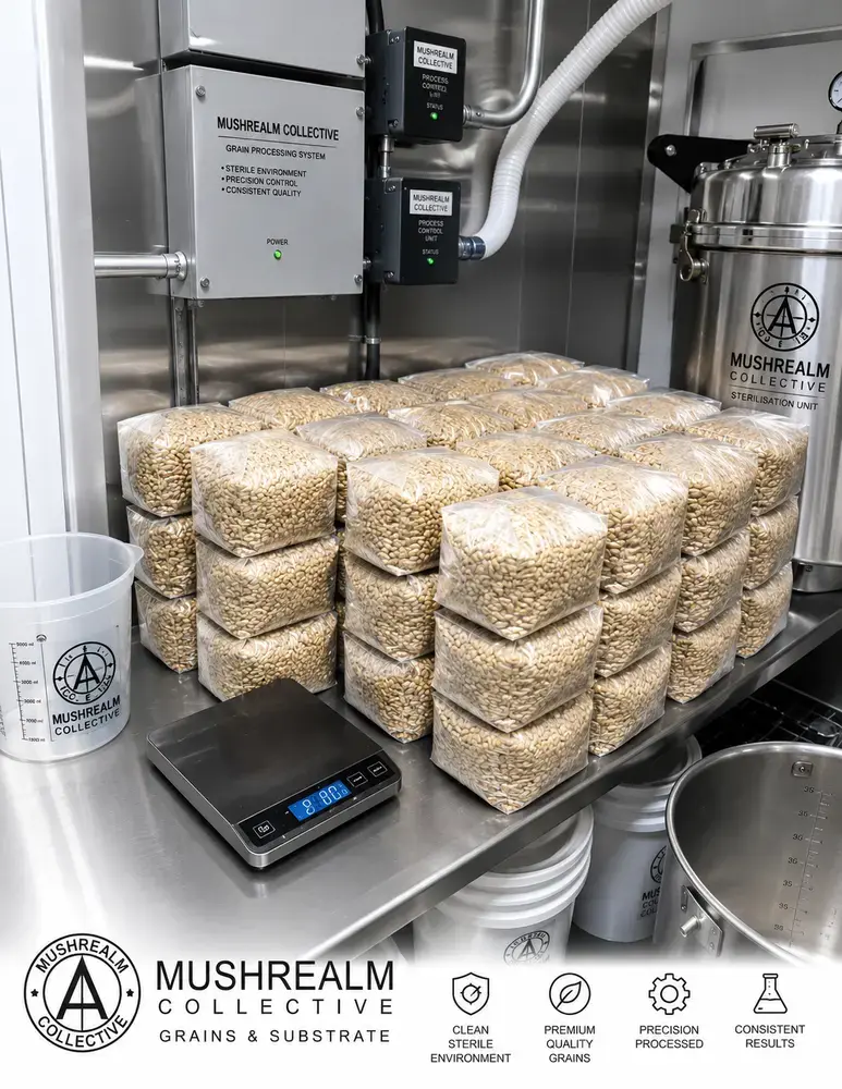 5 lb Grain Spawn Bag by MushRealm Collective