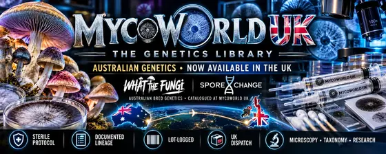 MYCOWORLD UK – THE GENETICS LIBRARY by What The Fungi