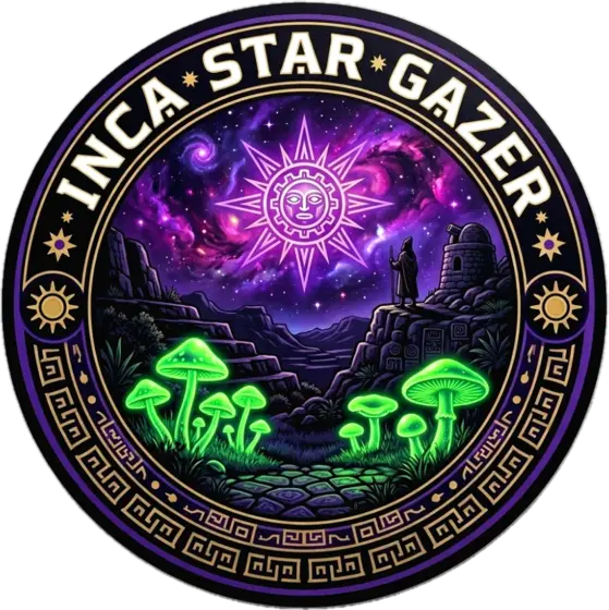Inca Star Gazer 90mm plate by Black Forest Cultures
