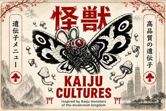 Anima isolated spore syringe 10ml by Kaiju Cultures