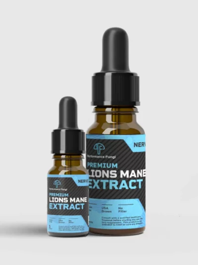 Lions Mane 1oz Dual Extract Tincture | Made by Performance Fungi