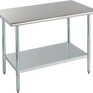 Stainless Steel Table - 48x30 - Fits 1 Flow Hood