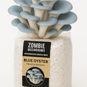 Blue Oyster Mushroom Grow Kit - Ready To Fruit Mushroom Bag - 5lb