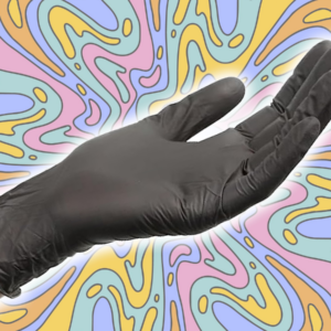 Black Nitrile Gloves ( 4 Mil ) - Heavy Duty - Chemical Resistant